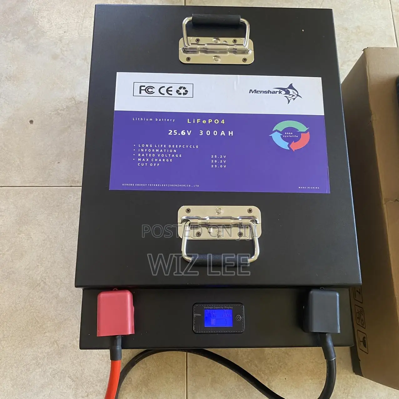 Solar Lifepo4 Battery 25.6v 300ah 7.68kwh Deep Cycles