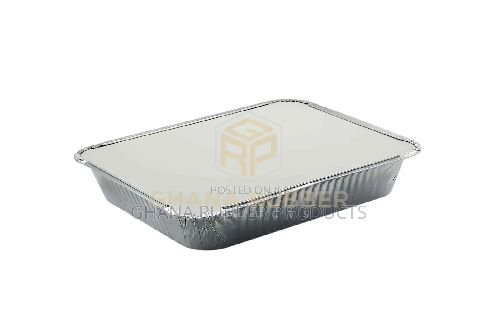 Aluminium Foil Food Containers + Lids (3200ml) (100pcs)