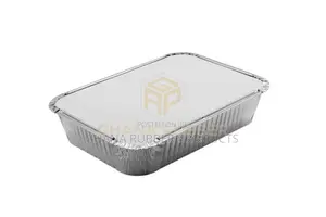 Aluminium Foil Food Containers + Lids (1900ml) (500pcs)