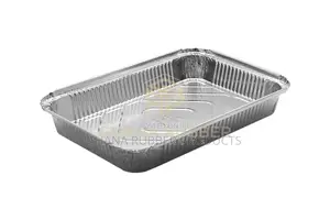 Aluminium Foil Food Containers + Lids (2000ml) (250pcs)