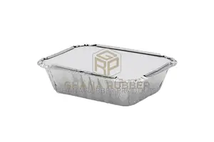 Aluminium Foil Food Containers + Lids (260ml) (1000pcs)