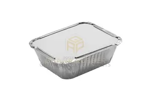 Aluminium Foil Food Containers + Lids (450ml) (1000pcs)