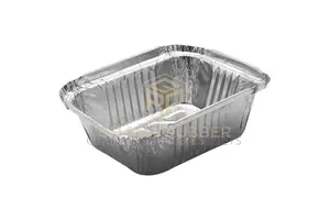 Aluminium Foil Food Containers + Lids (450ml) (1000pcs)
