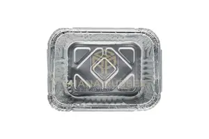 Aluminium Foil Food Containers + Lids (450ml) (1000pcs)