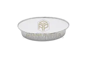 Aluminium Foil Food Containers+Lids Round (1380ml) (500pcs)