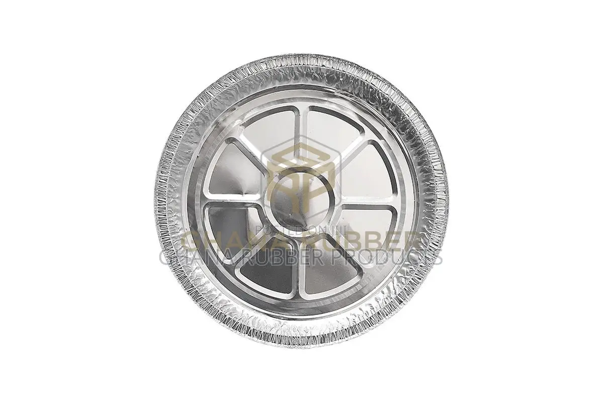 Aluminium Foil Food Containers+Lids Round (1380ml) (500pcs)