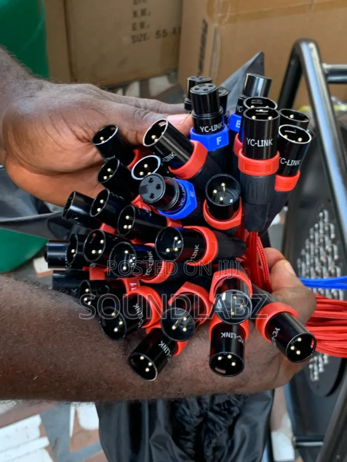 32channel 8output 30meter Wheel Audiolink