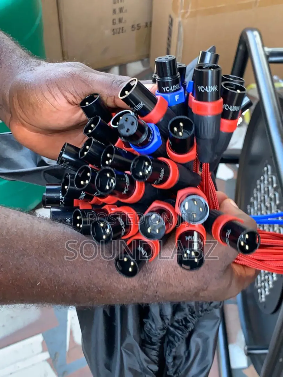 32channel 8output 30meter Wheel Audiolink