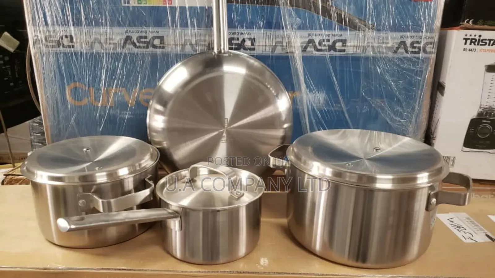 Chefkoch 4 Set Stainless Steel Cookware
