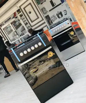 Shop Black 4 Gas Oven 50/50 Volcano Burner