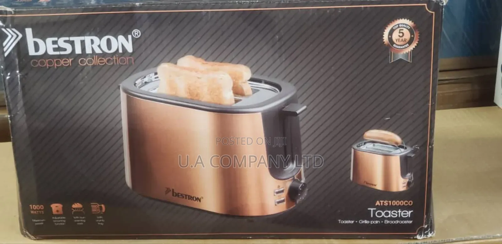 Bestron Copper Toaster