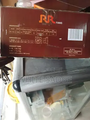Fan Extractor 6" 8"9"10 RR