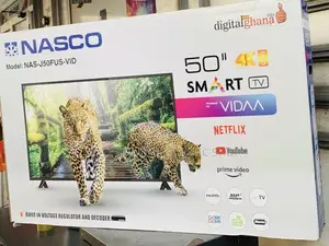 Order Nasco 50 Inch Digital Satellite Smart Television.