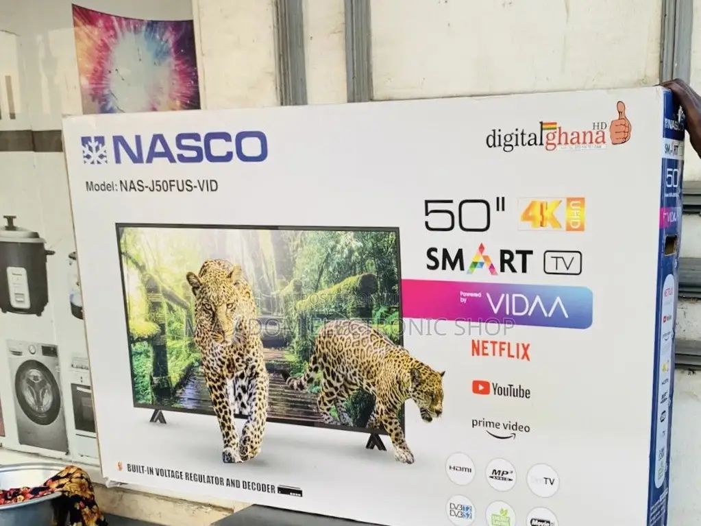 Order Authentic Nasco 50” Smart Digital Television.
