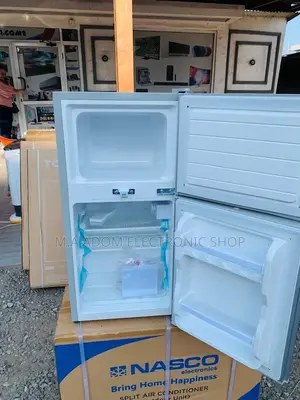 Order Nasco Nasf2-120 Double Door Electric Fridge(Silver)