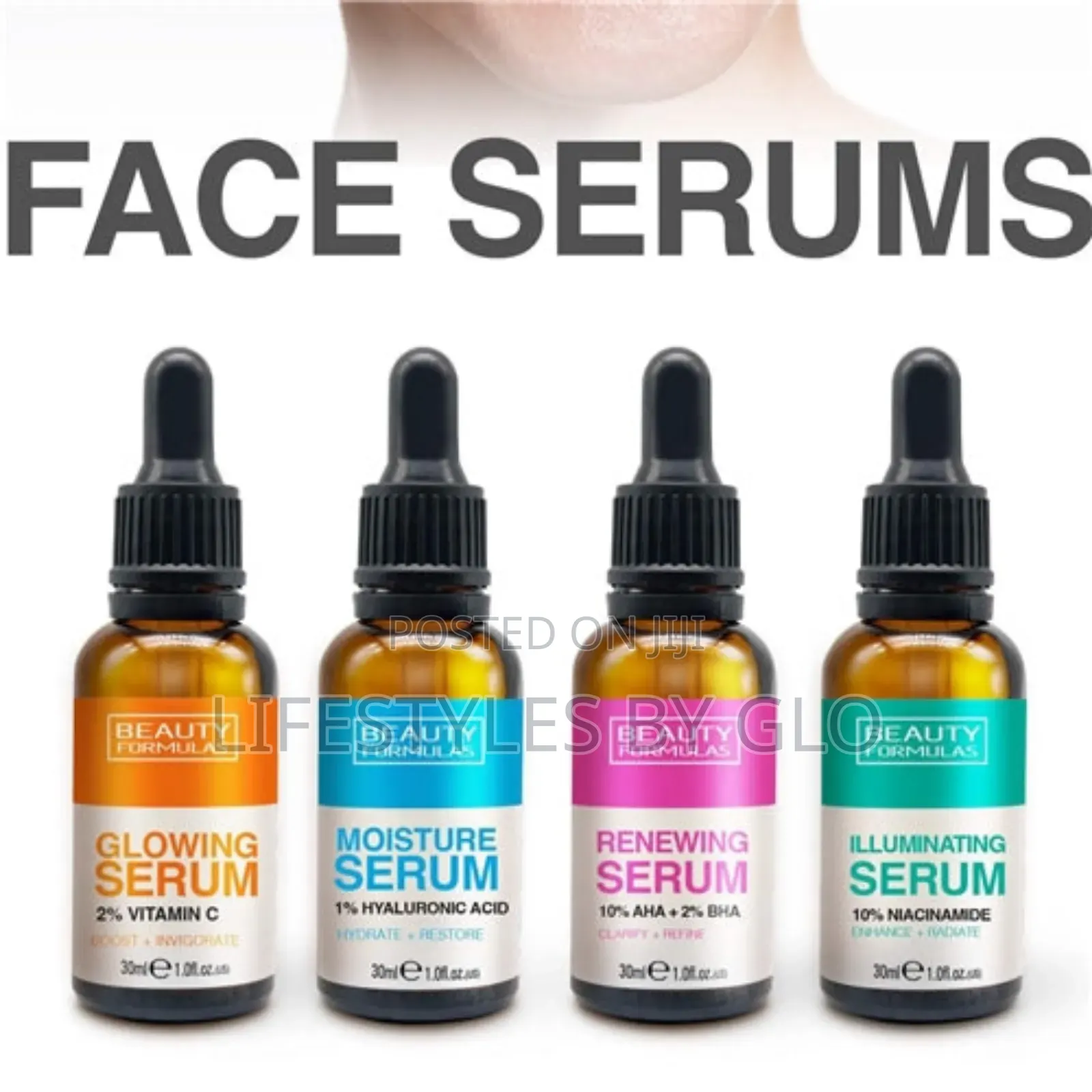 Beauty Fomulas Face Serum (Acne, Dark Spot, Exfoliate, Glow)