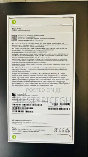New Apple iPhone 16 Pro 128 GB Gold