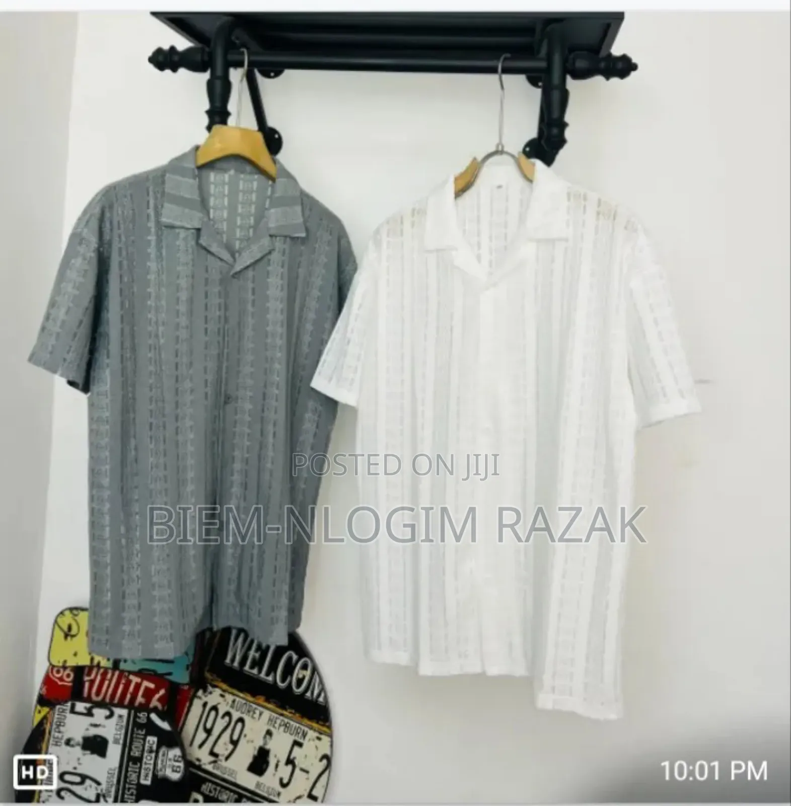 High Quality Net Short Sleeves Shirts Available in Stock