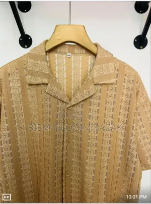 High Quality Net Short Sleeves Shirts Available in Stock