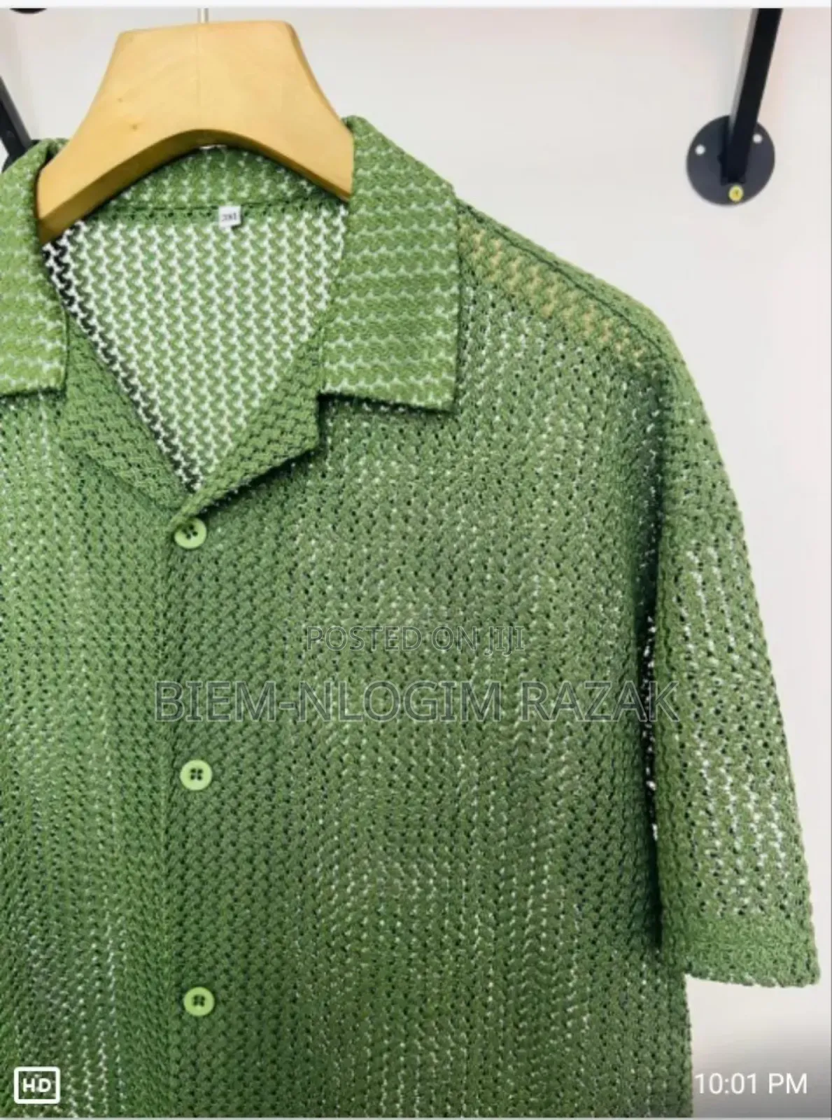 High Quality Net Short Sleeves Shirts Available in Stock