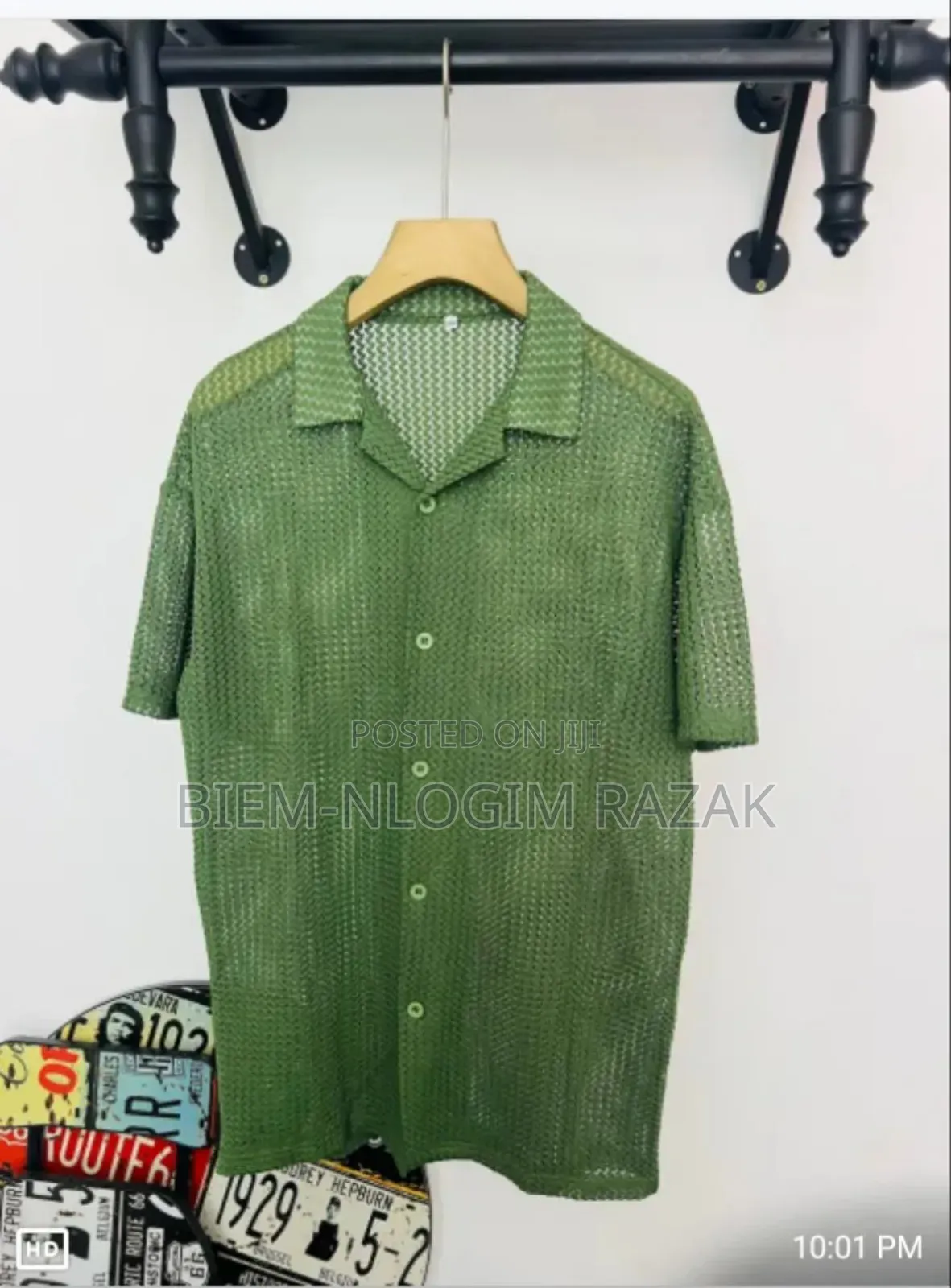 High Quality Net Short Sleeves Shirts Available in Stock