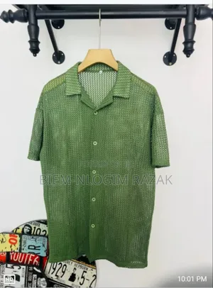 High Quality Net Short Sleeves Shirts Available in Stock