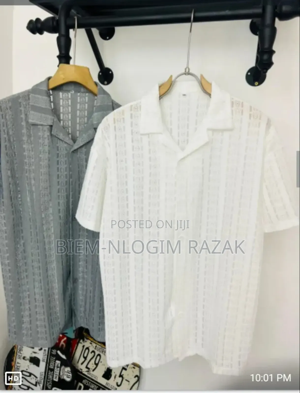 High Quality Net Short Sleeves Shirts Available in Stock
