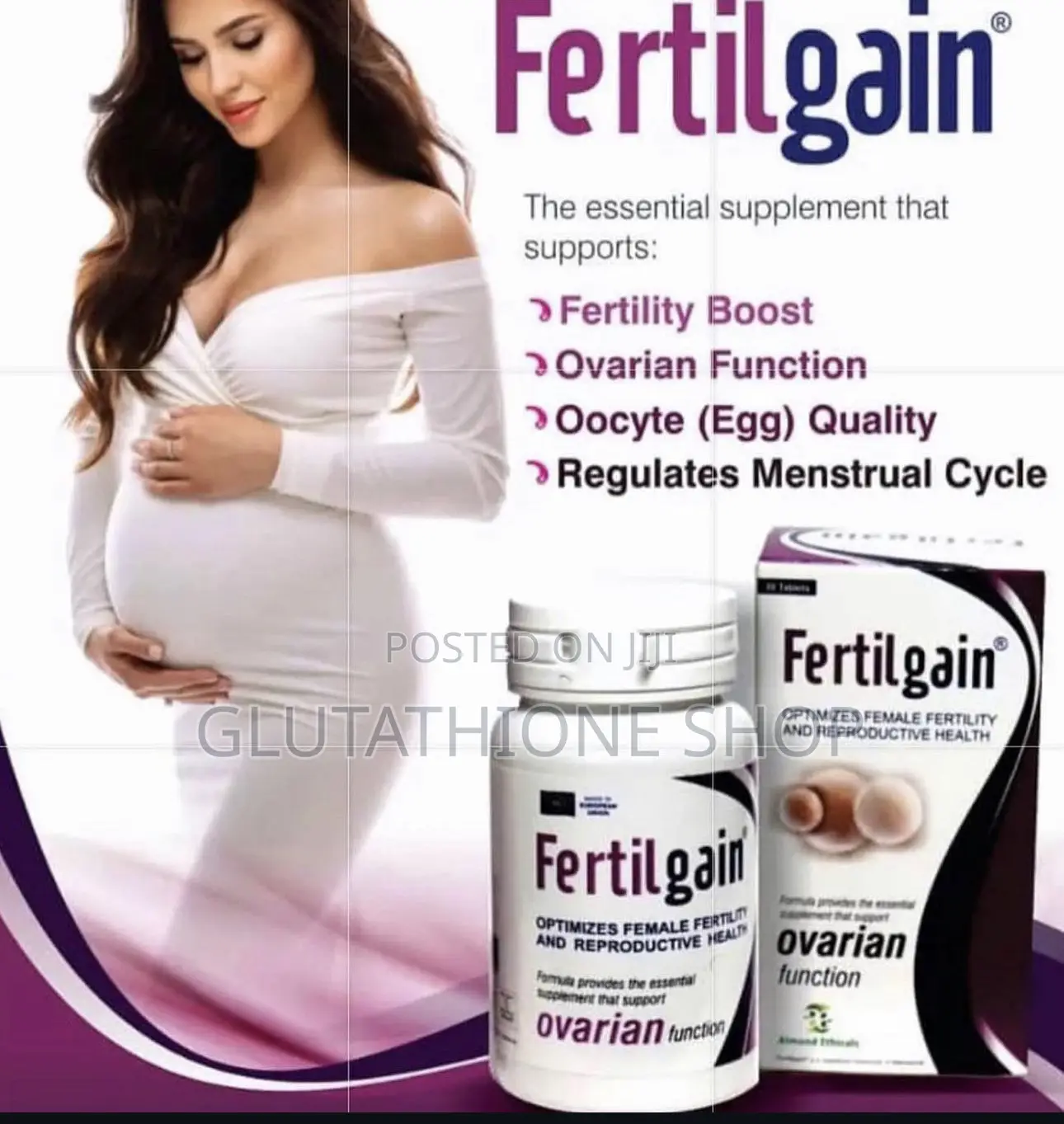 Fertilgain Pcos Ovarian Fertility Support Supplement