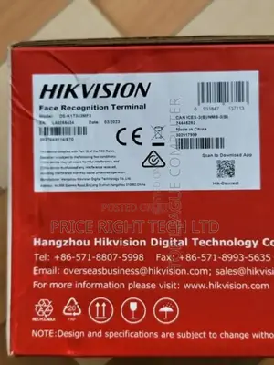 Hikvision DS-KIT343MFX Acess Control Face, Fingerprint