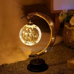 LED Moon Table Lamp, Bedroom Night Light