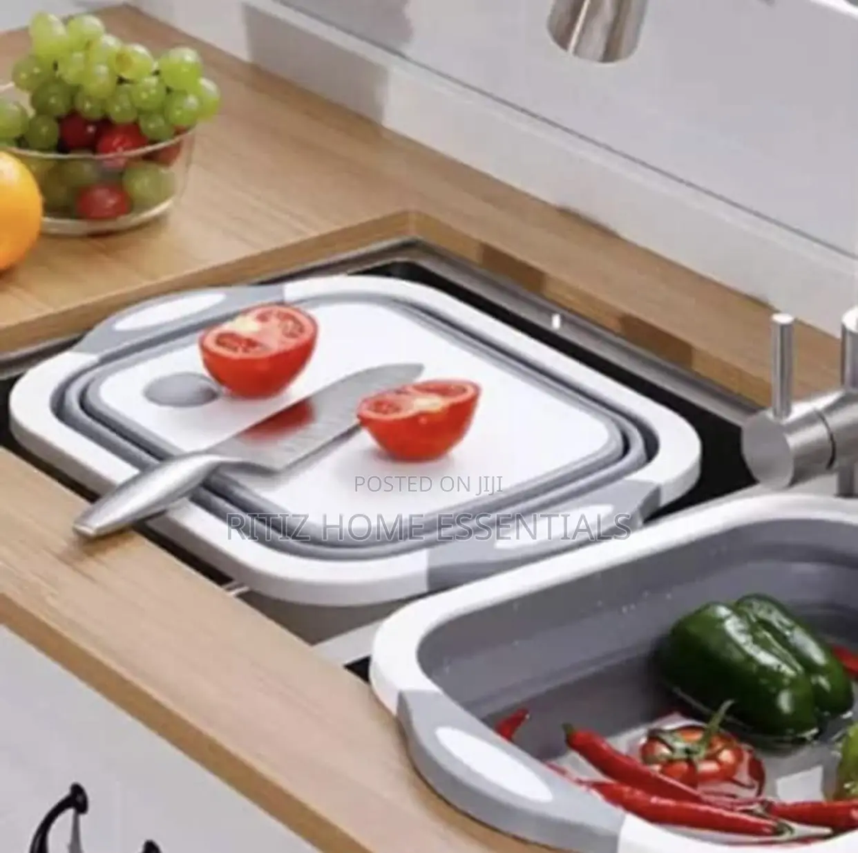 2 in 1 Collapsible Chopping Board