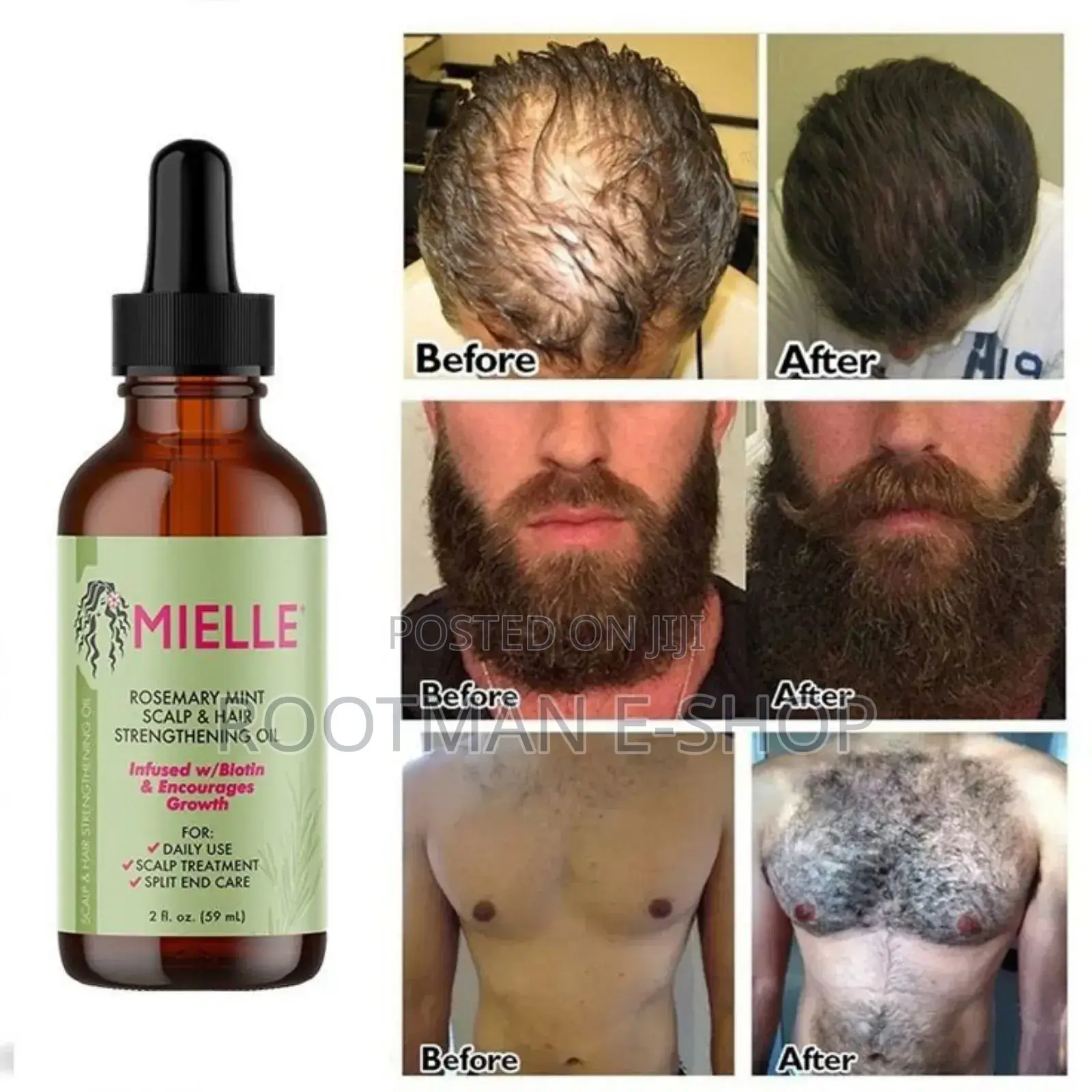 Mielle Rosemary Mint Oil (Hair/Beard)