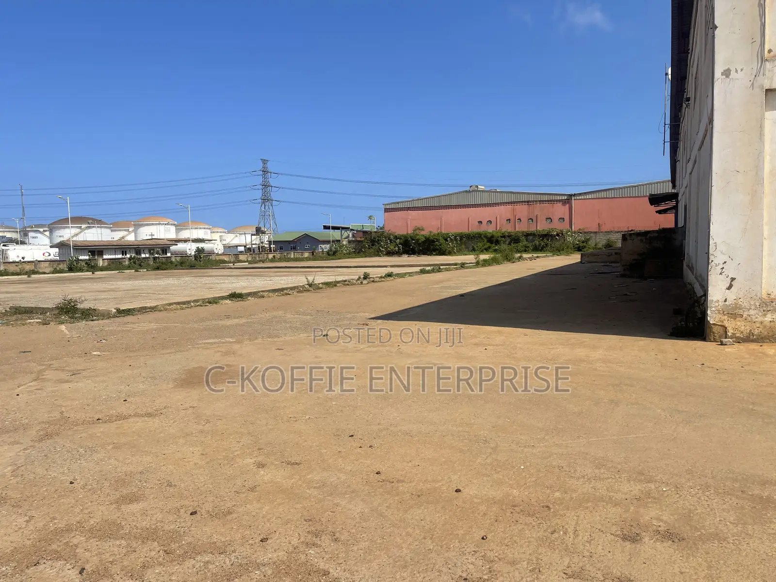 3200 Warehouse + Vast Land at Tema -TOR for Rent