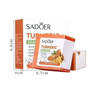 100g Turmeric Ginger Soap Anti Acne Skin Brighten Face Clean