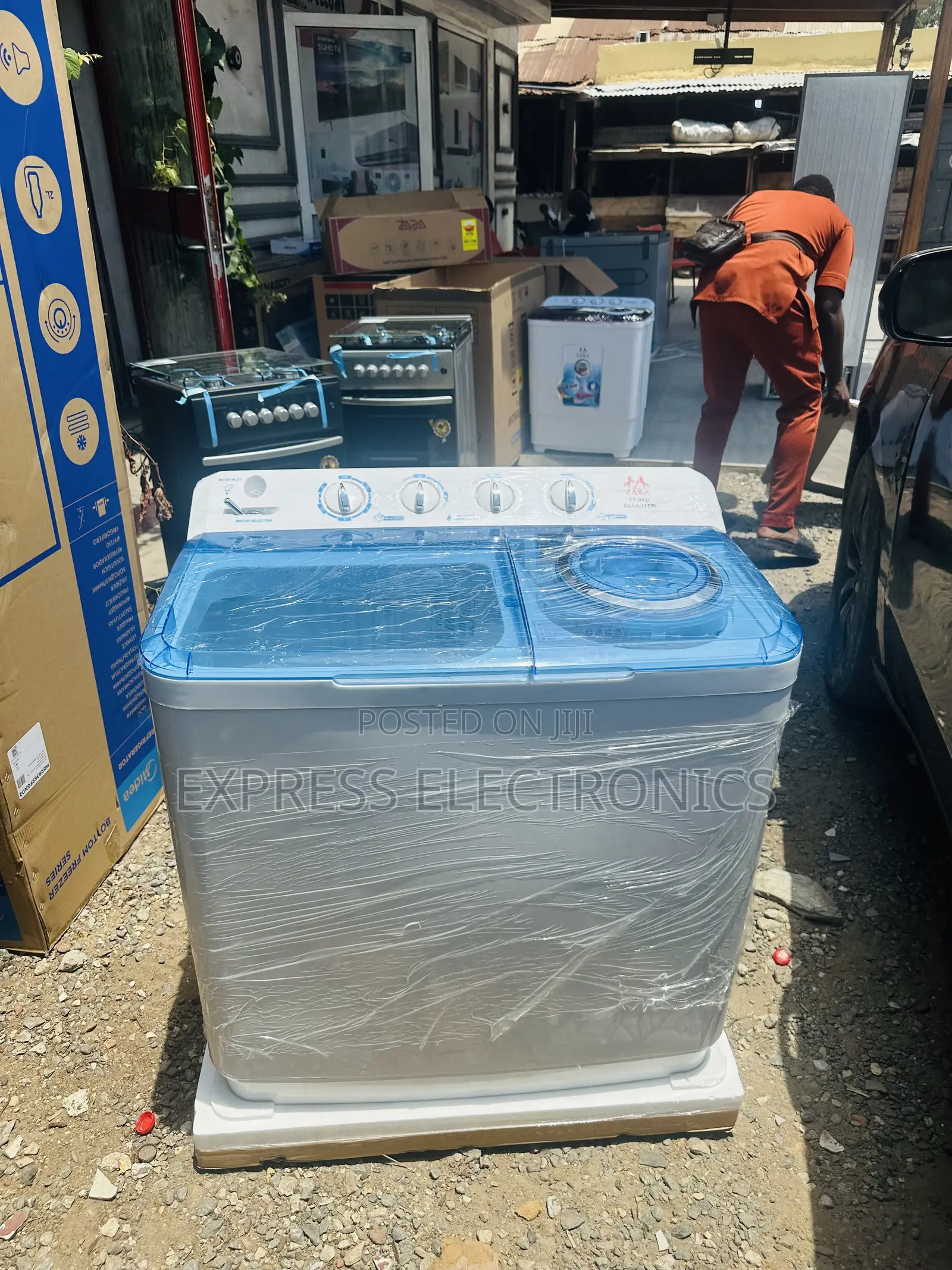 Less Vibrant Washing Machine 13kg Topload Twintub