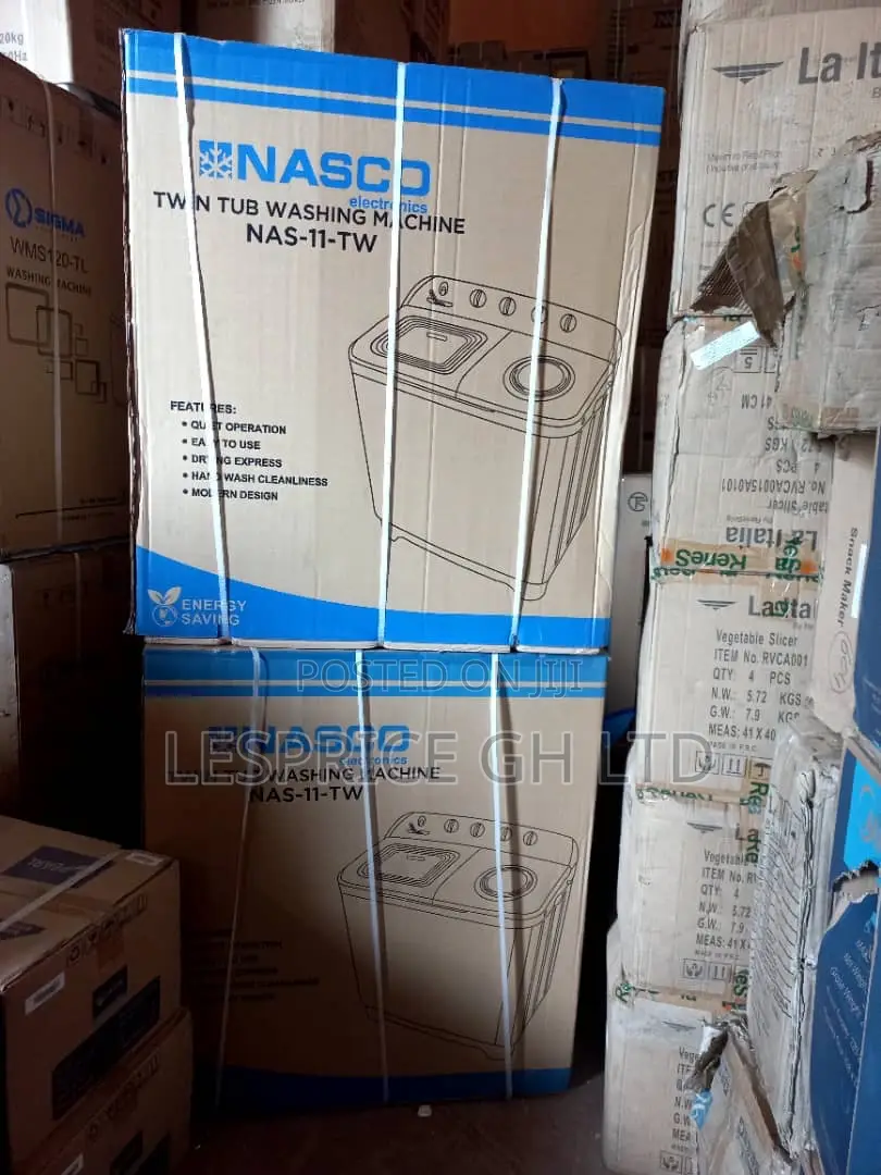 Nasco 11kg Twin Tub Washing Machine