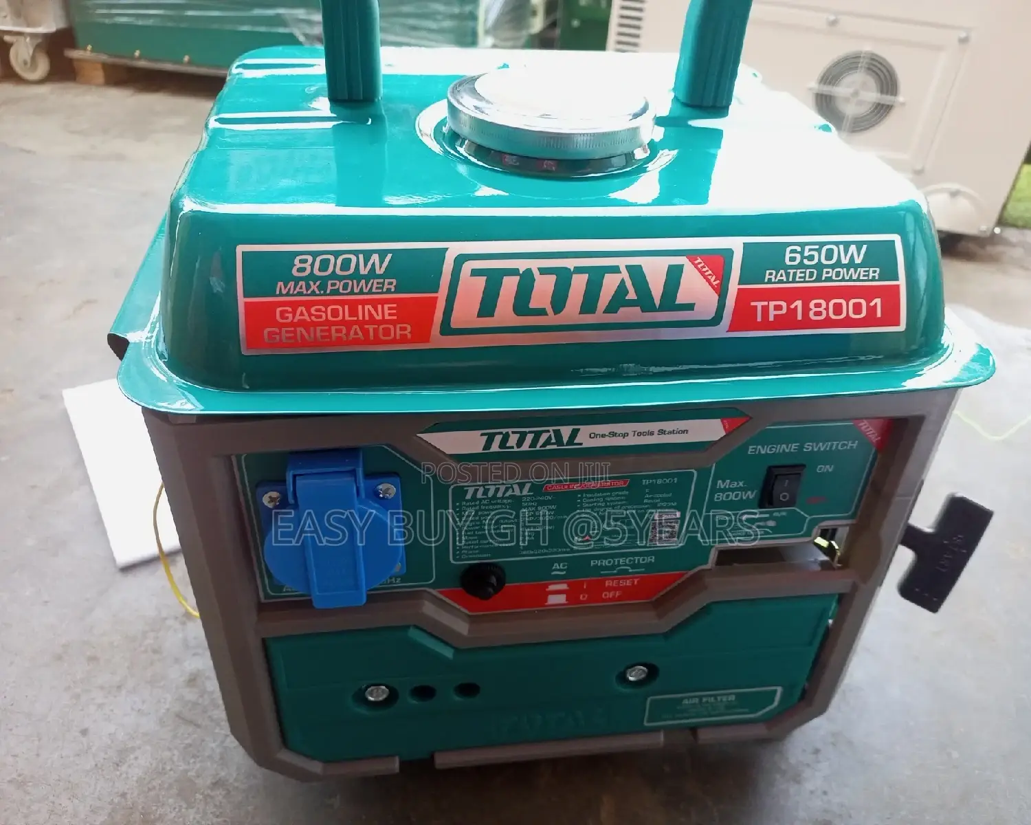 Reliable Gasoline Engine Generator 800w High Pressure Supply