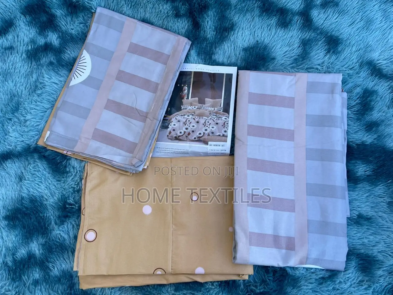 King Size 6 Pieces Bedsheets