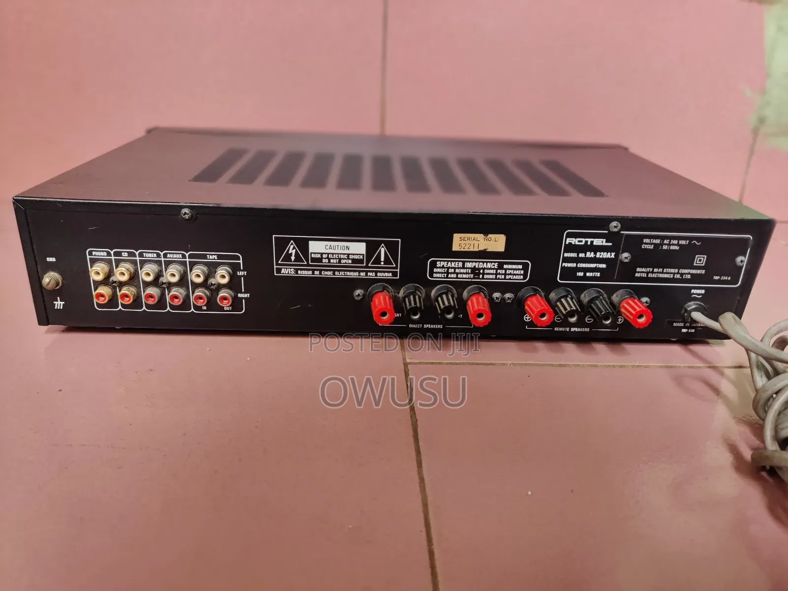 Rotel Stereo Amplifier