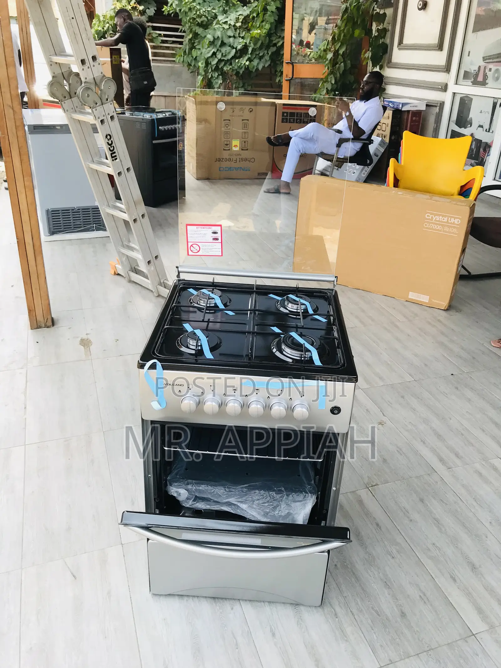 Order Classic Volcano Gas Oven 4 Burner Manual Ignition.