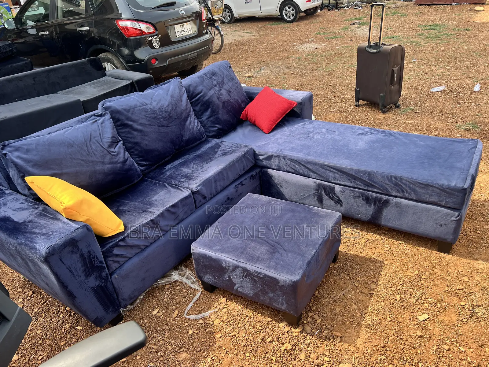 L Shape Sofa in Adenta Furniture, Bra Emma One Ventures