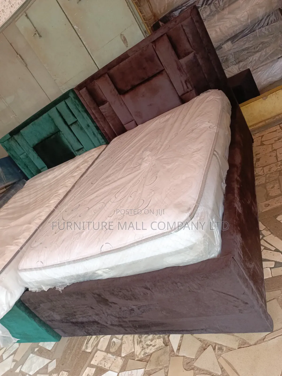 New Quality Double Mattress Plus Frame . Free Delivery