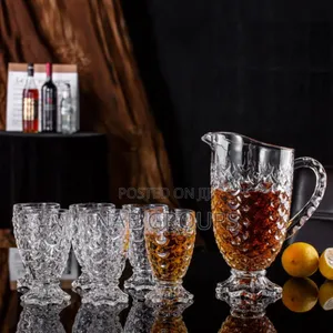 7pcs Pineapple Design Glasses