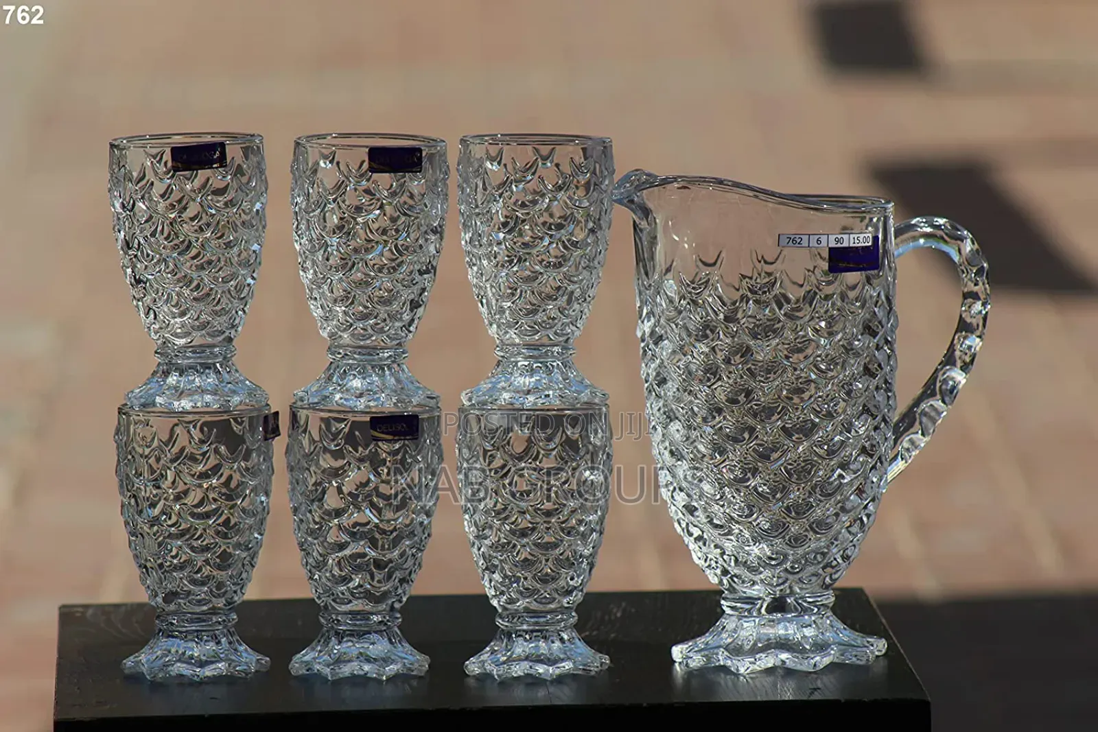 7pcs Pineapple Design Glasses