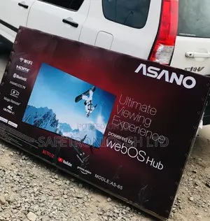 65 Inch Smart Led Asano Uhd (Black) Wedos Tv