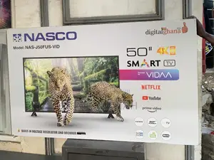 Order Authentic Nasco 50” Uhd Smart Television.