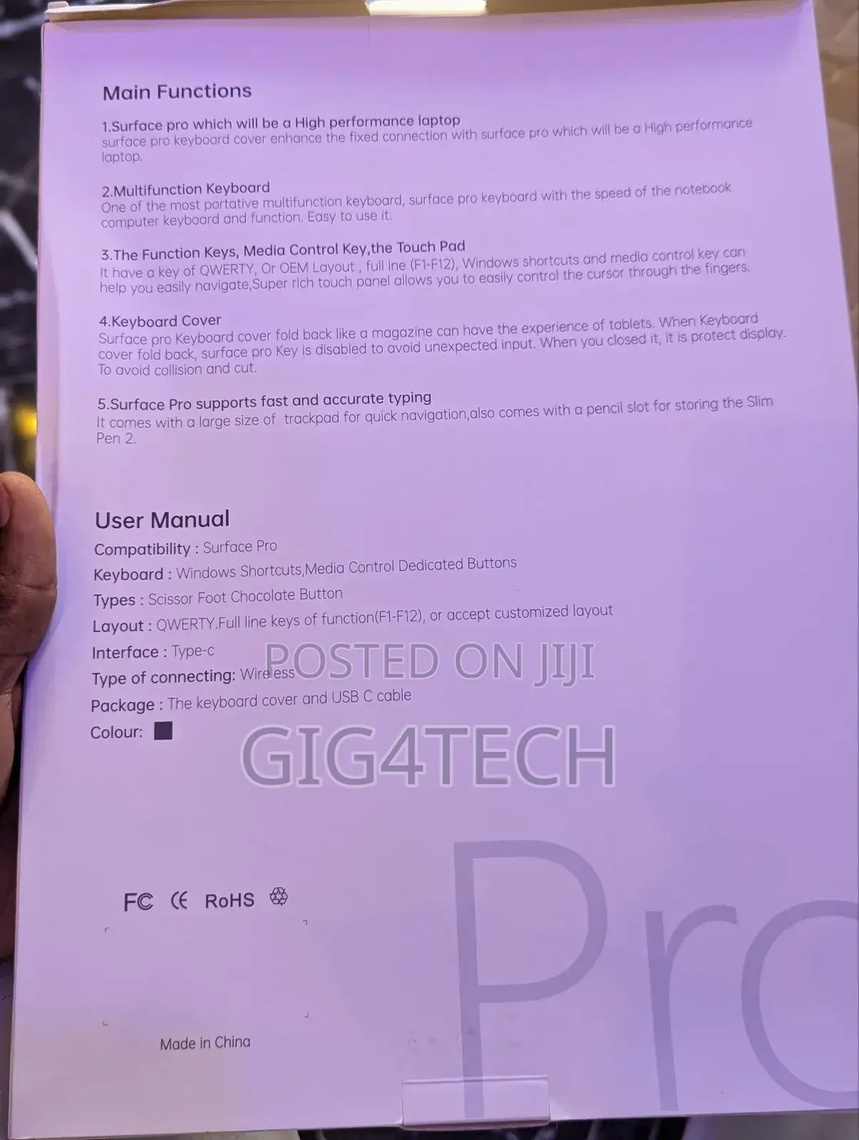 Microsoft Surface Pro 8/9/X Signature Smart Keyboard