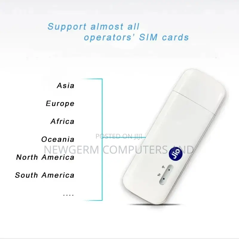 Jio 4G Modem With Wifi Hotspot UNIVERSAL