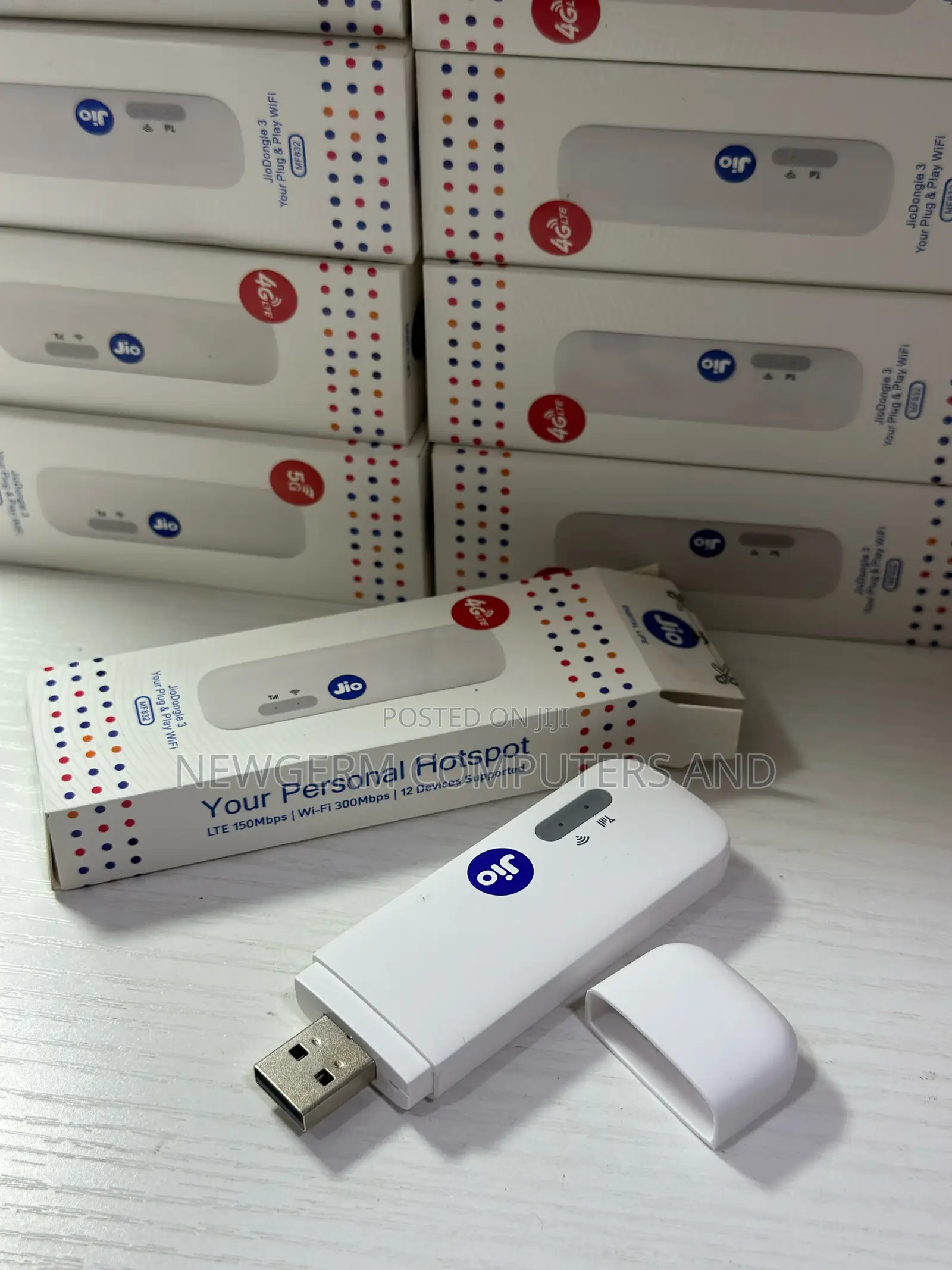 Jio 4G Modem With Wifi Hotspot UNIVERSAL in Kumasi Metropolitan