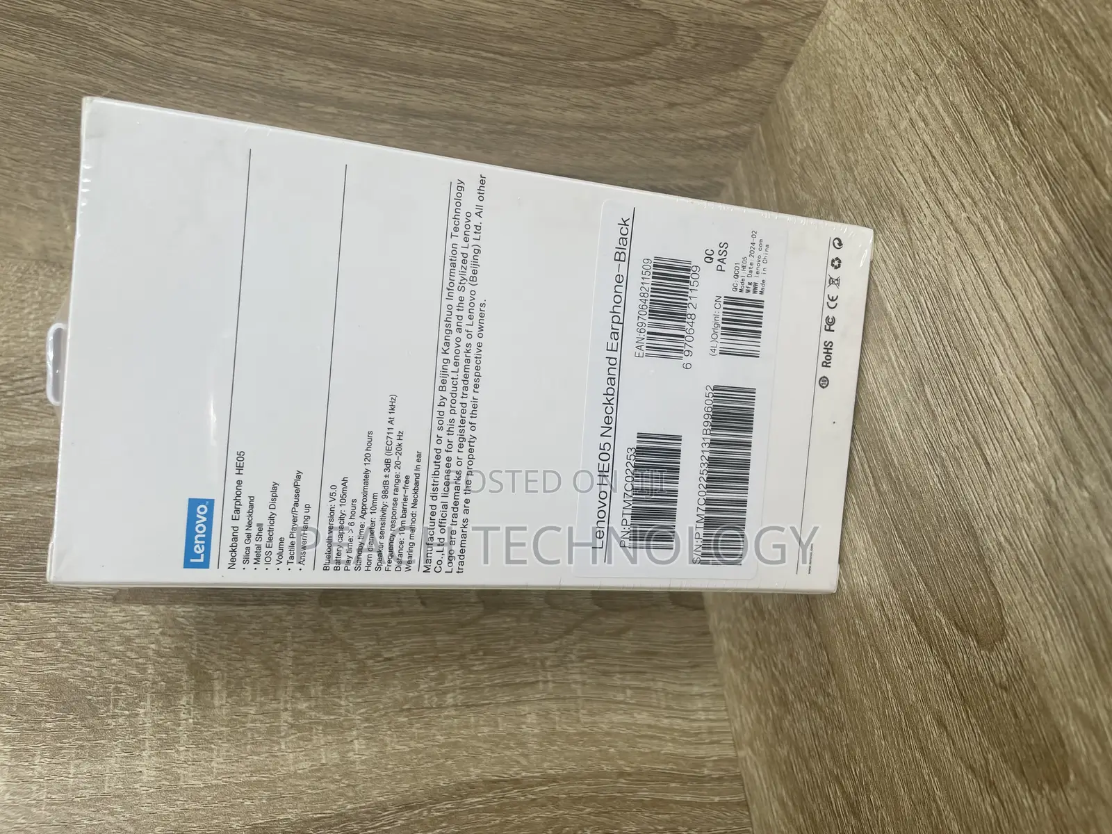 Lenovo Neckband Earphones Heo5